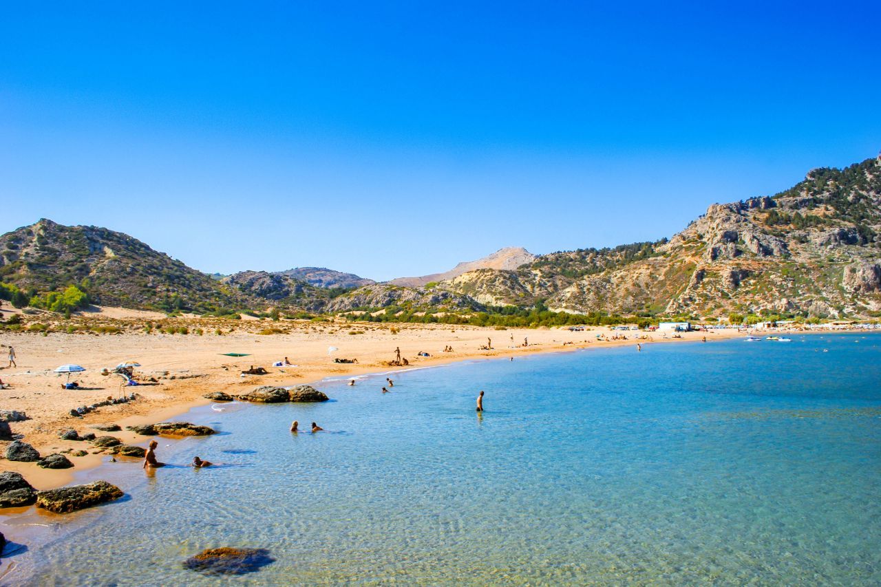 Tsampika beach